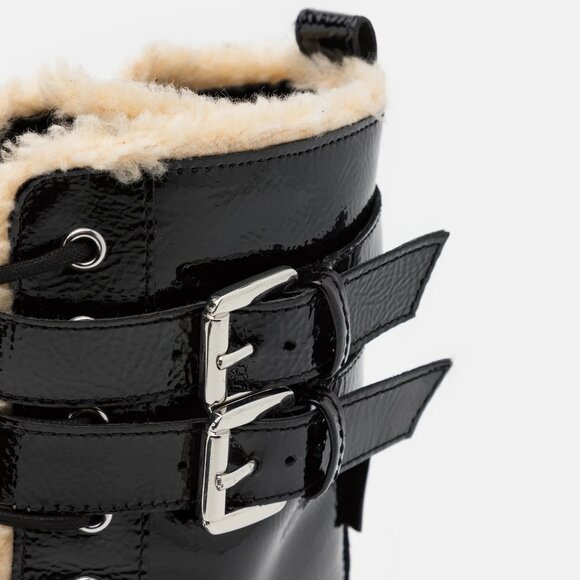 New KURT GEIGER LONDON Women's Serena Block Heel Black Boots 11 US/42 EU New - Picture 5 of 14